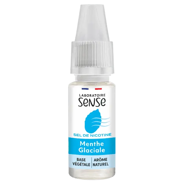 E-Liquide Menthe Glaciale Sels de Nicotine - Laboratoire SENSE