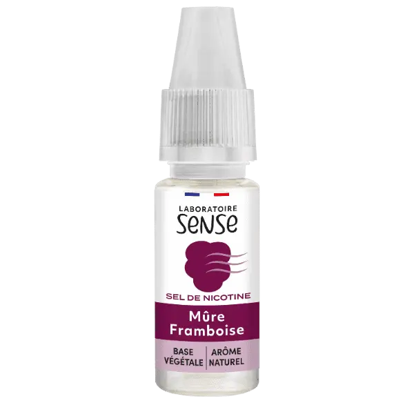 E-Liquide Sense Mûre Framboise Sels de Nicotine