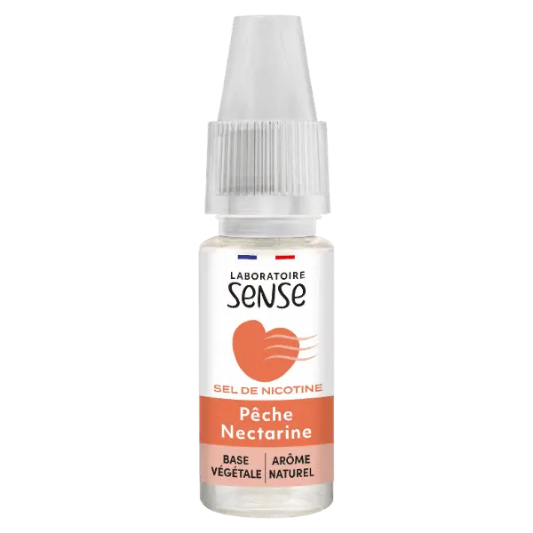 E-Liquide Pêche Nectarine Sels de Nicotine - Laboratoire SENSE
