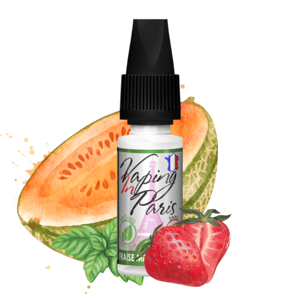 E-Liquide Vaping in Paris Fraise Melon Basilic