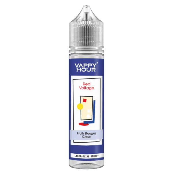E-Liquide RED VOLTAGE 50ml - Vappy Hour - Laboratoire SENSE