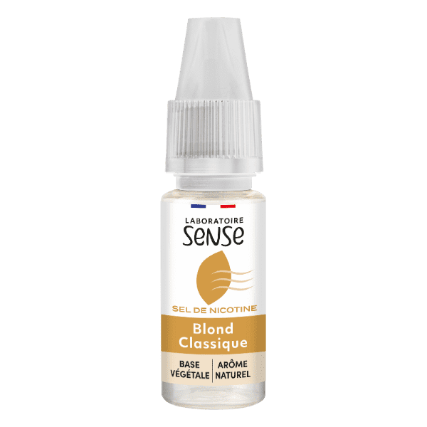 E-Liquide T. Blond Classique - Sels de Nicotine - Laboratoire SENSE
