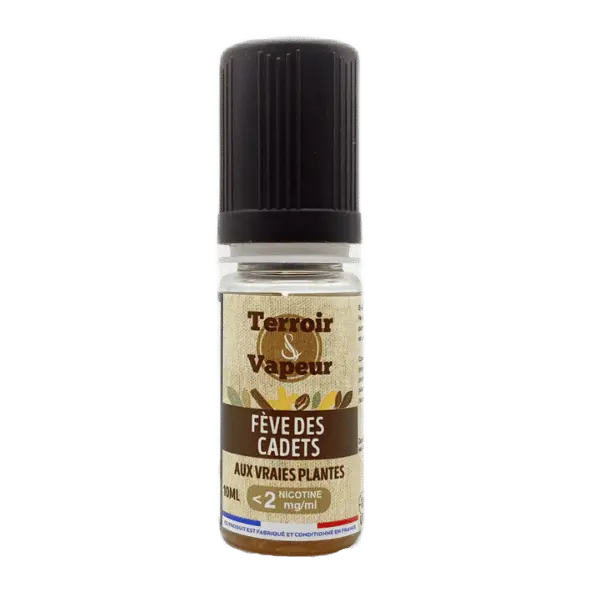 E-Liquide Terroir & Vapeur Fève des Cadets