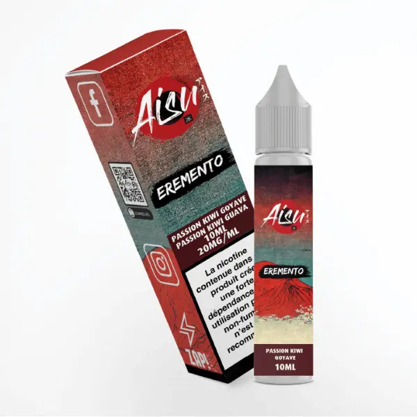 E-Liquide Passion Kiwi Goyave Sels de Nicotine - Eremento Aisu