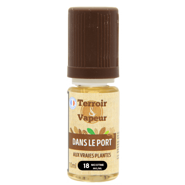 E-Liquide Dans Le Port - Sels de Nicotine - Terroir & Vapeur