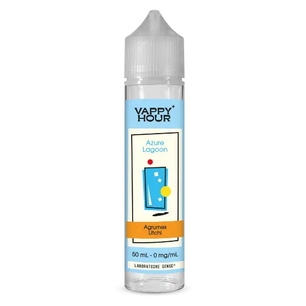 E-liquide Azure Lagoon 50ml - Vappy Hour - Laboratoire Sense