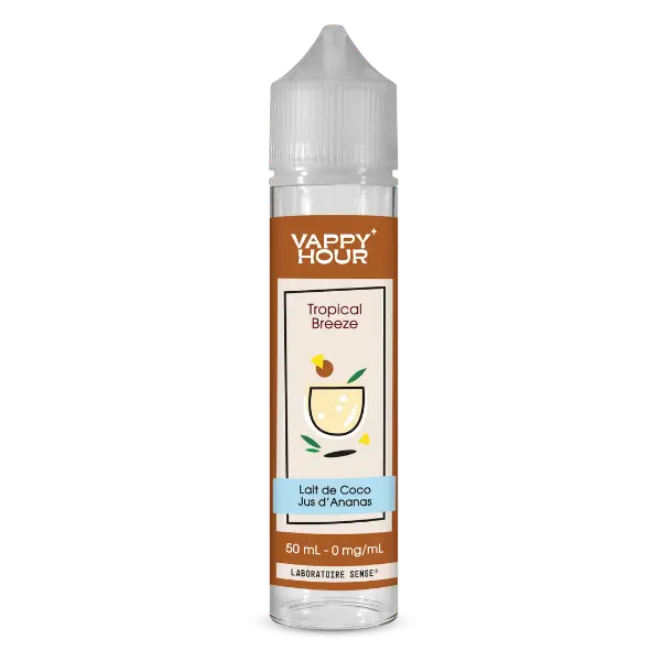 E-liquide Tropical Breeze 50ml - Vappy Hour - Laboratoire Sense