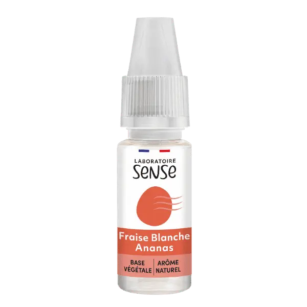E-Liquide Fraise Blanche Ananas - Laboratoire SENSE