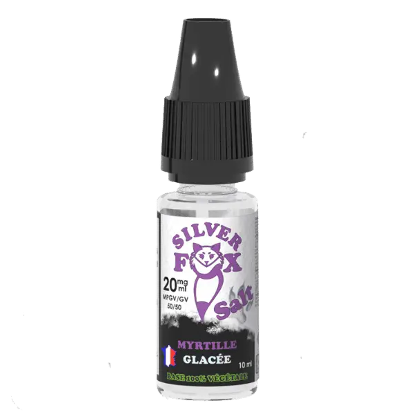 e-Liquide Silver Fox Myrtilles Sels de Nicotine
