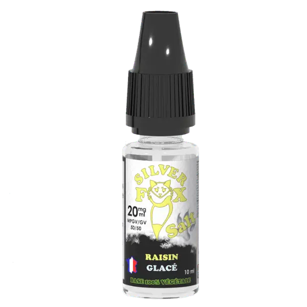 e-Liquide Silver Fox Raisin Sels de Nicotine