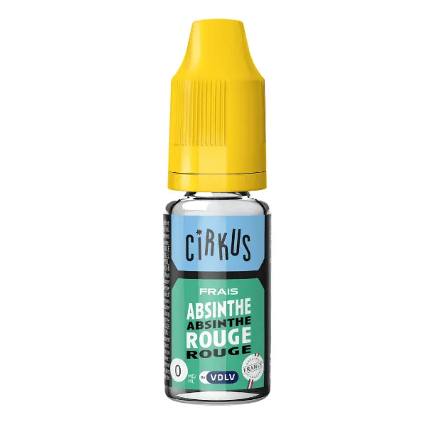 E-Liquide VDLV Cirkus Absinthe Rouge Sels de Nicotine
