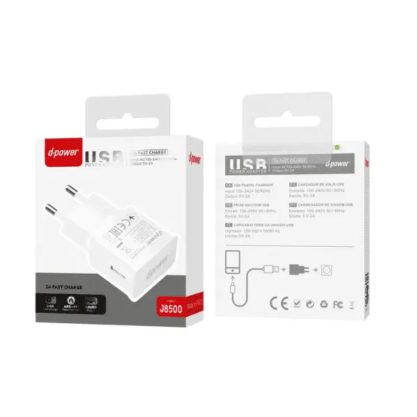 Chargeur Adaptateur Secteur 2.4A - Prise Murale