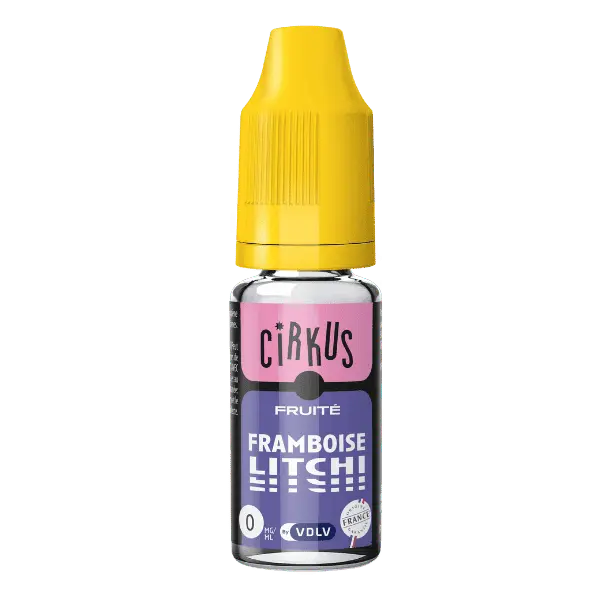 E-Liquide Framboise Litchi - Cirkus VDLV DDM Courte ou Dépassée