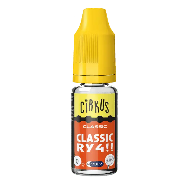 E-Liquide Classic RY4 - Cirkus VDLV DDM Courte ou Dépassée