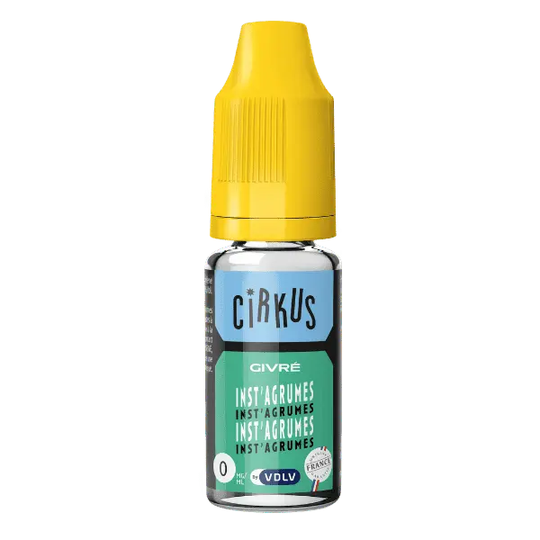 E-Liquide VDLV Inst'Agrûme - Cirkus - DDM courte ou dépassée
