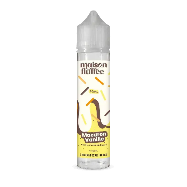 E-Liquide Macaron Vanille 30-50ML - Maison Fluffée Laboratoire Sense
