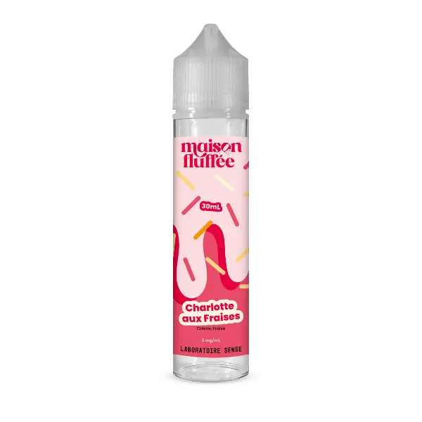 E-Liquide Charlotte aux Fraises 30-50ML - Maison Fluffée Laboratoire Sense
