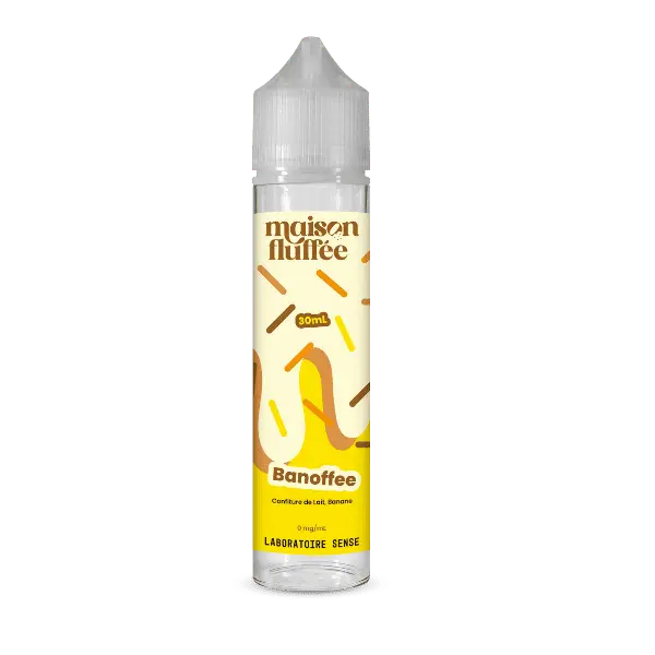 E-Liquide Banoffee 30-50ML - Maison Fluffée Laboratoire Sense