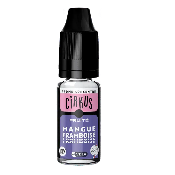 DIY Mangue Framboise - Arôme Concentré 10 ml - Cirkus VDLV  DDM courte ou dépassée