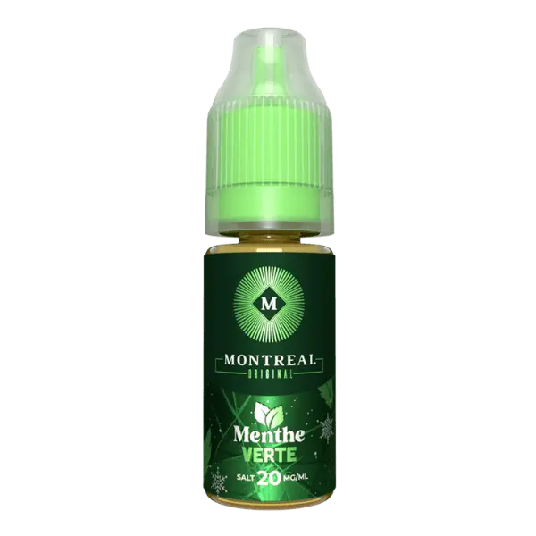 E-Liquide Menthe Verte Sels de Nicotine - Montreal Original