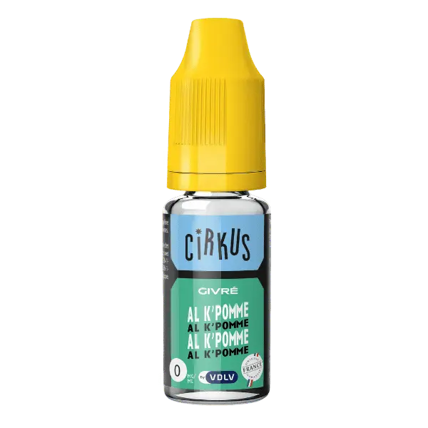 E-Liquide AL K Pomme - Cirkus VDLV DDM courte ou dépassée