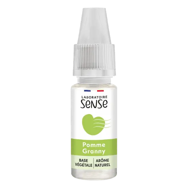 E-Liquide Pomme Granny - Laboratoire Sense DDM courte ou dépassée