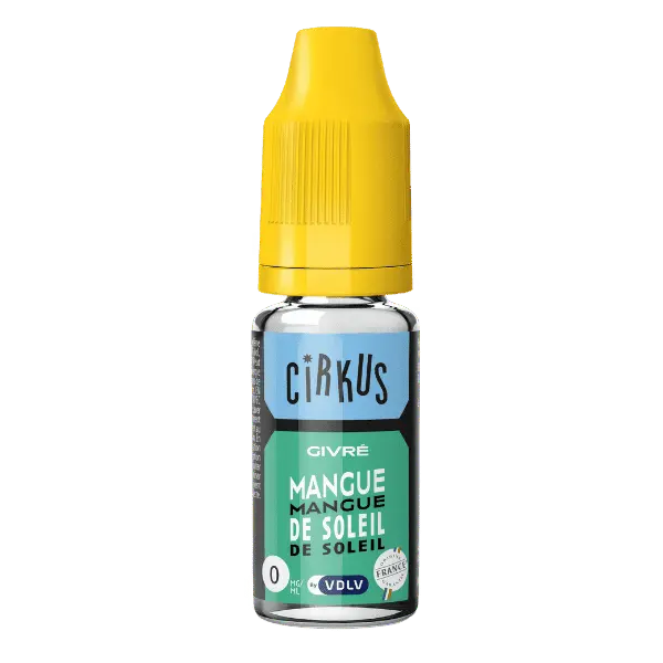 E-Liquide Mangue de Soleil - Cirkus VDLV DDM courte ou dépassée