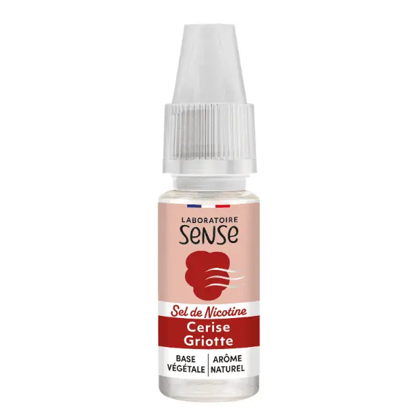 E-Liquide Cerise Griotte - Sels de Nicotine - Laboratoire SENSE