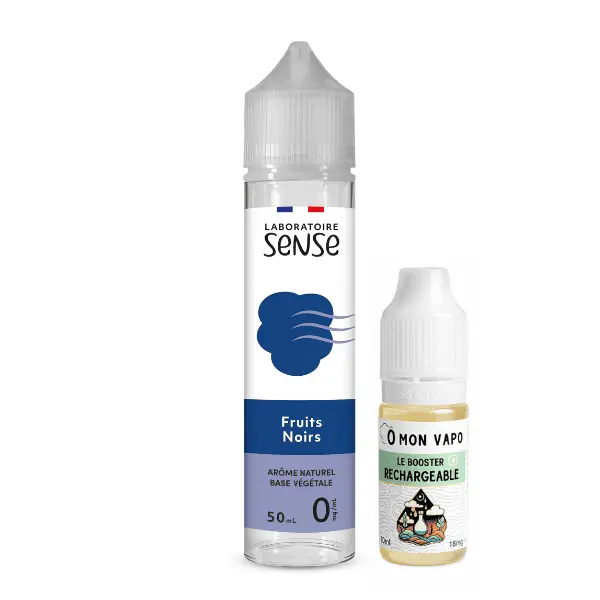 E-Liquide Fruits Noirs 50ML - Laboratoire Sense