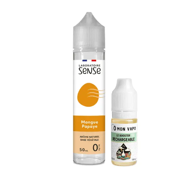 E-Liquide Mangue Papaye 50ml - Laboratoire SENSE