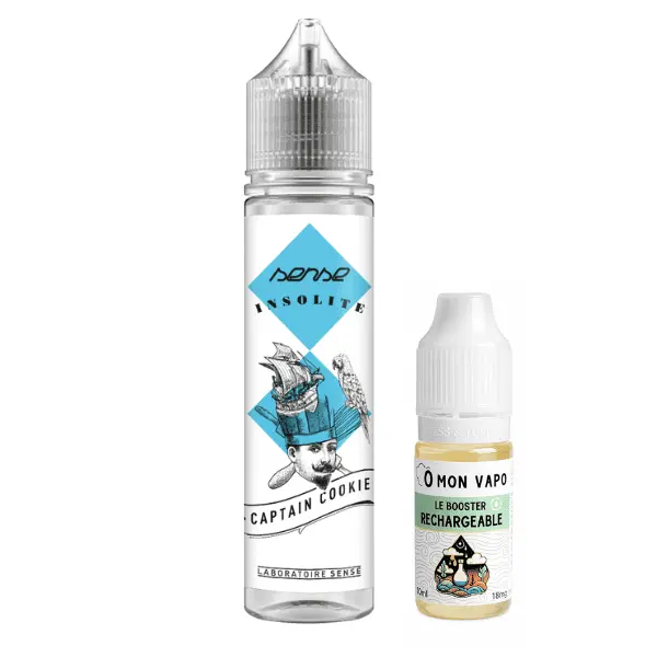 E-Liquide Captain Cookie 50ml - Insolite - Laboratoire SENSE