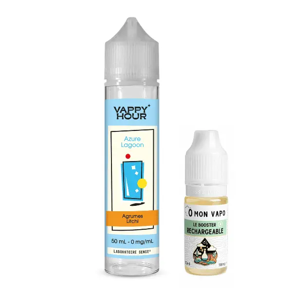 E-liquide Azure Lagoon 50ml - Vappy Hour - Laboratoire Sense