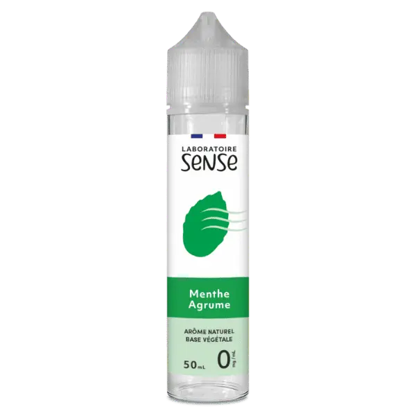 E-Liquide Sense Menthe Agrûme 50ml DDM courte ou dépassée
