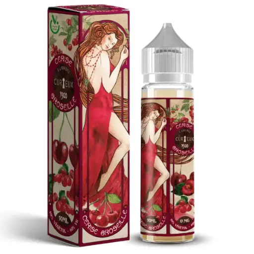 [EL-CURIEUX-CERISE-GROSEILLE-50ML] E-Liquide Cerise Groseille 50ml - Curieux 1900