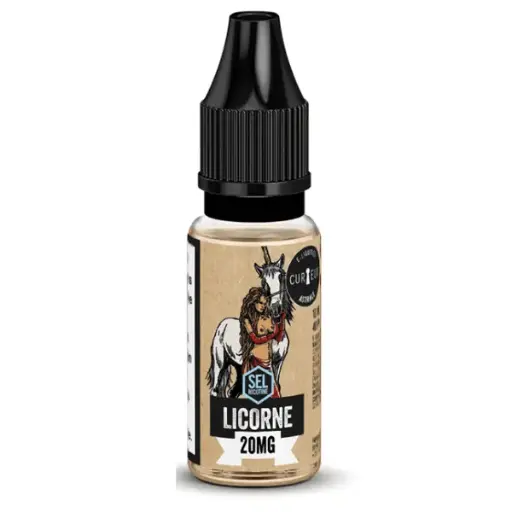 [EL-CURIEUX-LICORNE-SDN-20] E-Liquide Curieux Licorne - Sels Nicotine