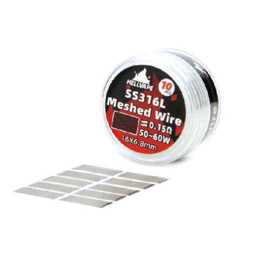 [RBA-RPM-HEELVAPE-MESH-WIRE] Dead Rabbit M RTA Meshed Wire x 10 - Hellvape