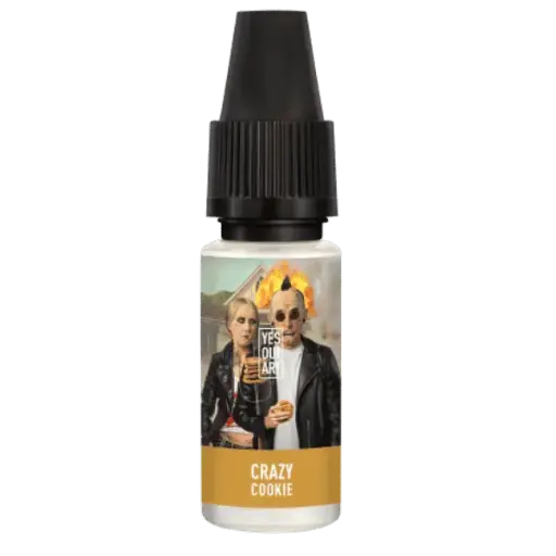[EL-SENSE-CRAZY-COOKIE-10ML-12MG] E-Liquide Crazy Cookie 10ml - Yes Oui Art - Laboratoire SENSE