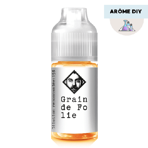 [ADIY-BEURK-GRAIN-DE-FOLIE-30ML] DIY Grain de Folie - Arôme Concentré 30ml - Beurk Research
