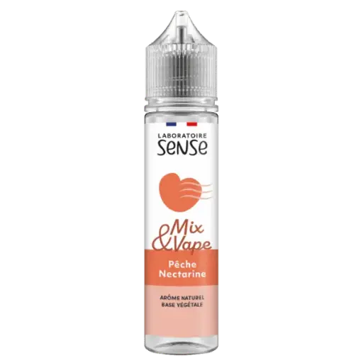 E-Liquide Sense Pêche Nectarine 60ml - Mix & Vape