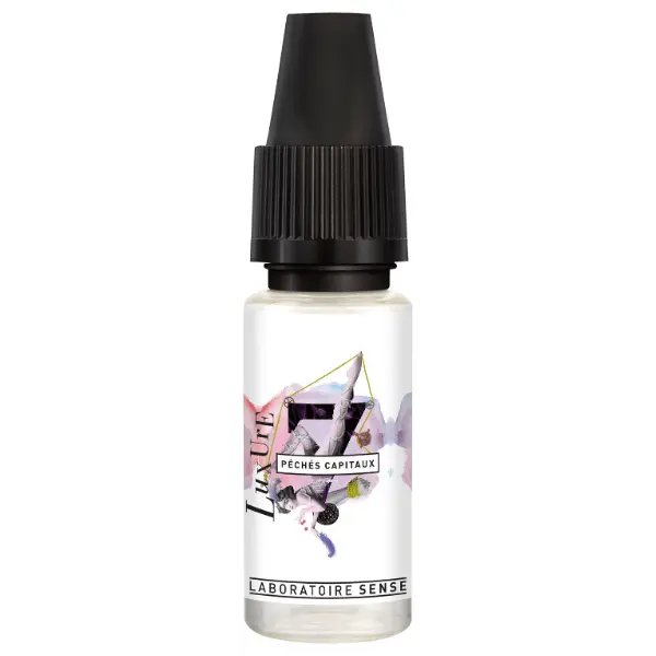 E-Liquide Luxure - 7 péchés - Laboratoire SENSE DDM Courte ou Dépassée