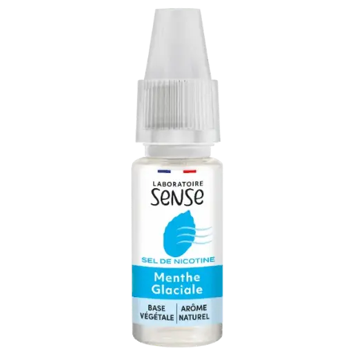 E-Liquide Menthe Glaciale Sels de Nicotine - Laboratoire SENSE
