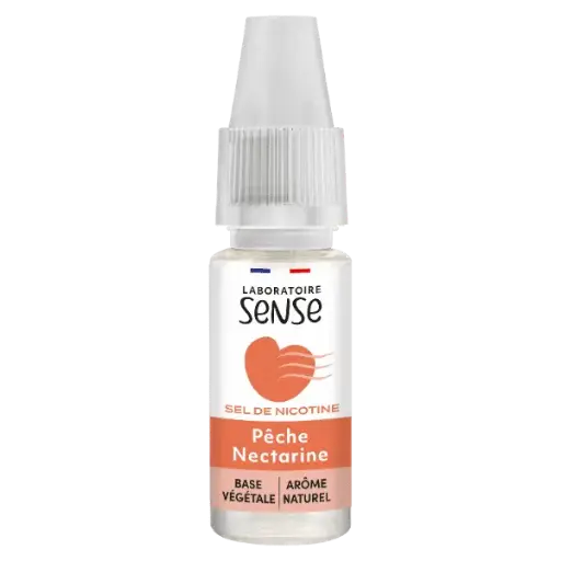 E-Liquide Pêche Nectarine Sels de Nicotine - Laboratoire SENSE