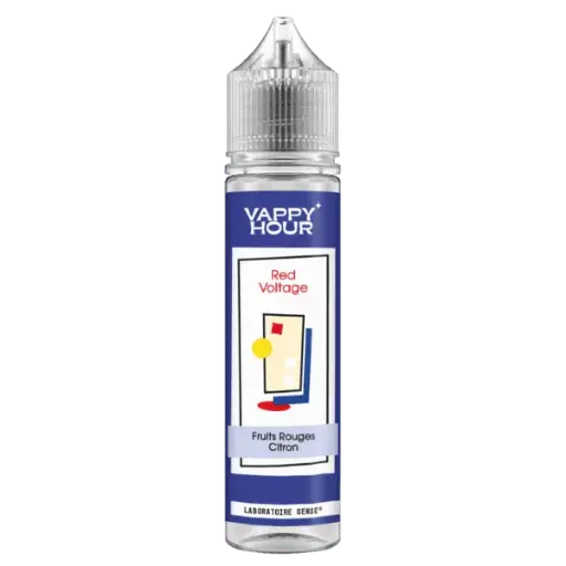 [EL-SENSE-VAPPY-HOUR-RED-VOLTAGE-50ML] E-Liquide RED VOLTAGE 50ml - Vappy Hour - Laboratoire SENSE