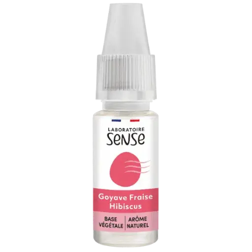 E-Liquide Goyave Fraise Hibiscus - Laboratoire SENSE