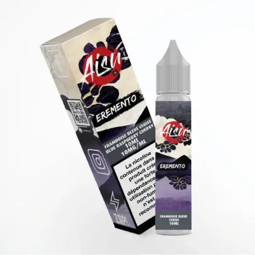 E-Liquide Framboise Bleue Cerise Sels de Nicotine - Eremento Aisu