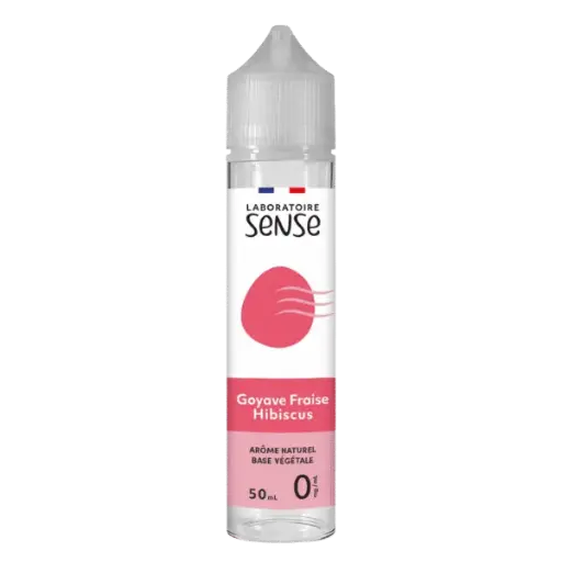 [EL-SENSE-GOYAVE-FRAISE-HIBISCUS-50ML] E-Liquide Goyave Fraise Hibiscus 50ml - Laboratoire SENSE
