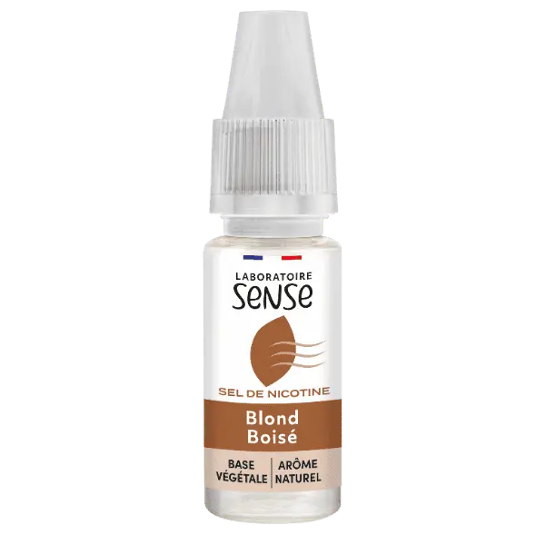 T. Blond Boisé Sels de Nicotine - Laboratoire SENSE DDM Dépassée