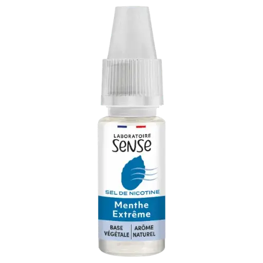 Menthe Extrême Sels de Nicotine - Laboratoire SENSE DDM Dépassée