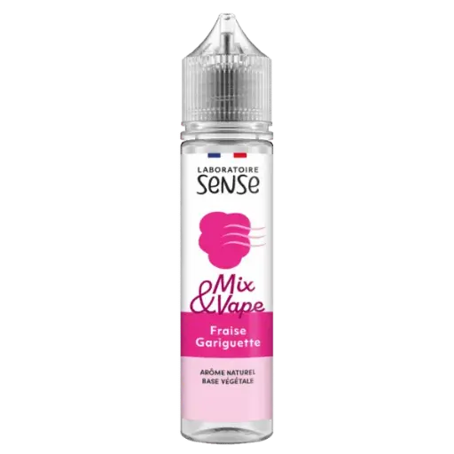 Fraise Gariguette 60ml - Mix & Vape - Laboratoire SENSE DDM Dépassée