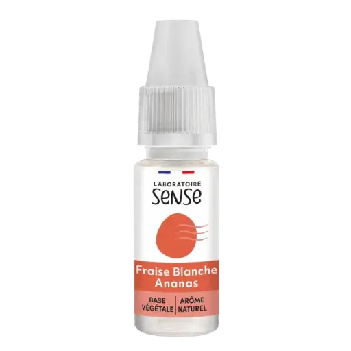 E-Liquide Fraise Blanche Ananas - Laboratoire SENSE